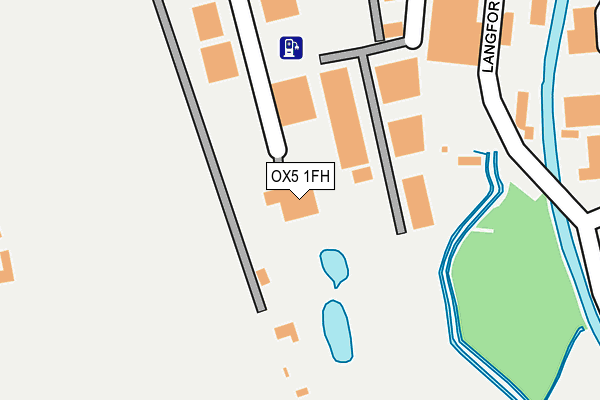 OX5 1FH map - OS OpenMap – Local (Ordnance Survey) OX5 1FH map - OS OpenMap – Local (Ordnance Survey)