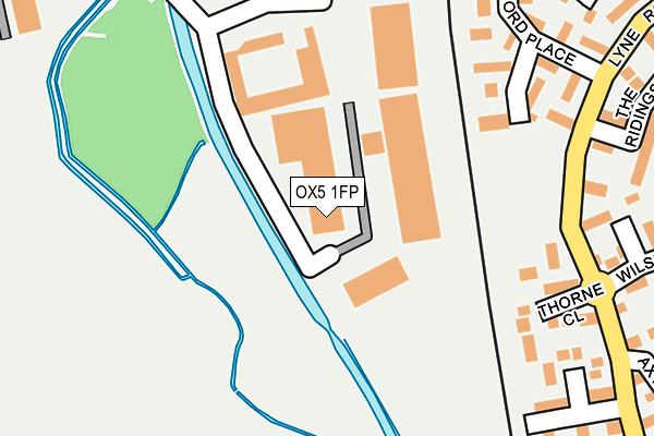 OX5 1FP map - OS OpenMap – Local (Ordnance Survey) OX5 1FP map - OS OpenMap – Local (Ordnance Survey)