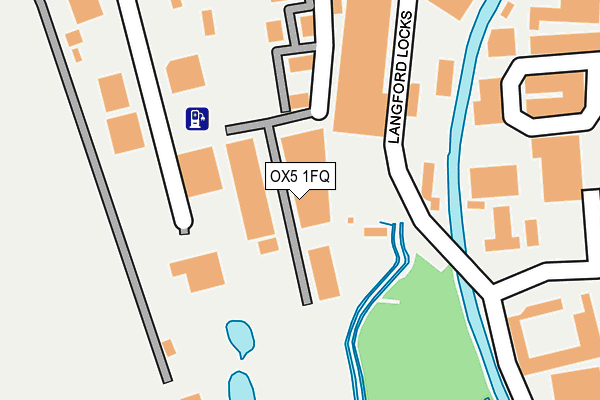 OX5 1FQ map - OS OpenMap – Local (Ordnance Survey) OX5 1FQ map - OS OpenMap – Local (Ordnance Survey)