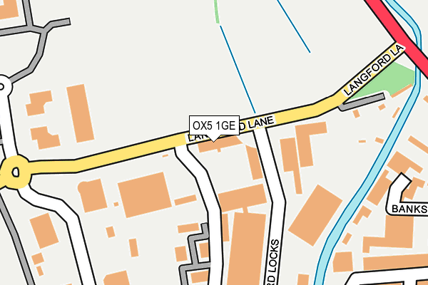 OX5 1GE map - OS OpenMap – Local (Ordnance Survey) OX5 1GE map - OS OpenMap – Local (Ordnance Survey)