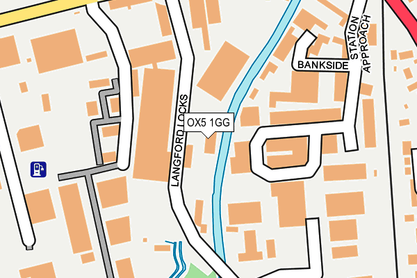 OX5 1GG map - OS OpenMap – Local (Ordnance Survey) OX5 1GG map - OS OpenMap – Local (Ordnance Survey)