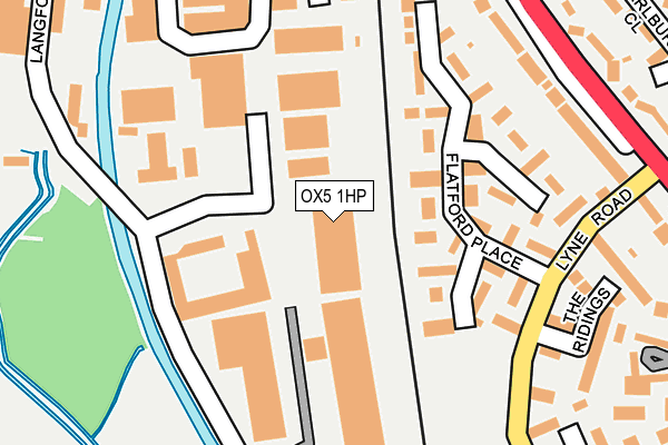 OX5 1HP map - OS OpenMap – Local (Ordnance Survey) OX5 1HP map - OS OpenMap – Local (Ordnance Survey)