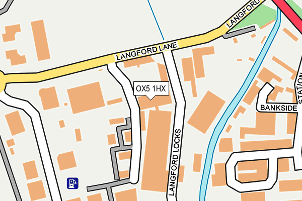 OX5 1HX map - OS OpenMap – Local (Ordnance Survey) OX5 1HX map - OS OpenMap – Local (Ordnance Survey)