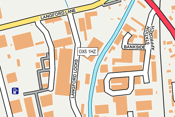 OX5 1HZ map - OS OpenMap – Local (Ordnance Survey) OX5 1HZ map - OS OpenMap – Local (Ordnance Survey)