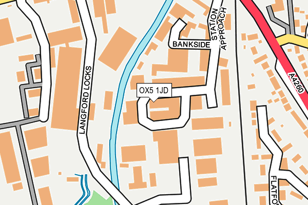 OX5 1JD map - OS OpenMap – Local (Ordnance Survey) OX5 1JD map - OS OpenMap – Local (Ordnance Survey)