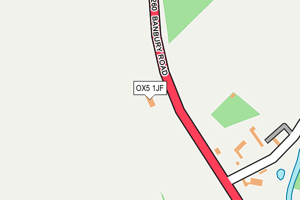 OX5 1JF map - OS OpenMap – Local (Ordnance Survey) OX5 1JF map - OS OpenMap – Local (Ordnance Survey)