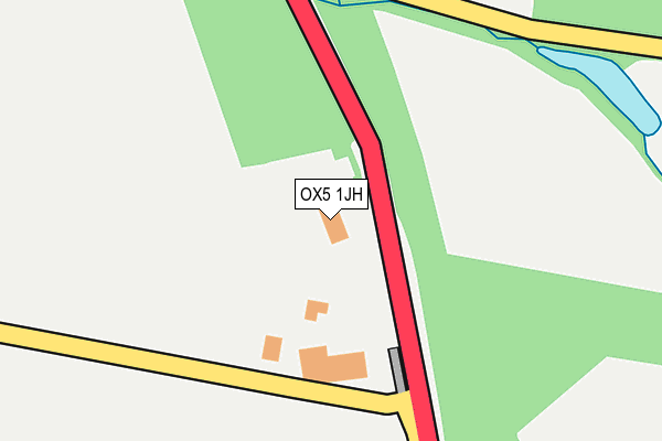 OX5 1JH map - OS OpenMap – Local (Ordnance Survey) OX5 1JH map - OS OpenMap – Local (Ordnance Survey)