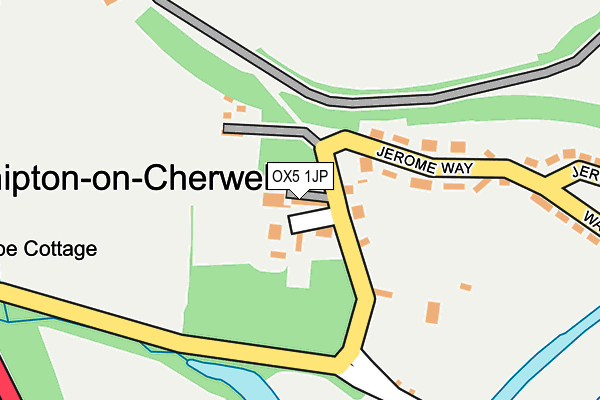 OX5 1JP map - OS OpenMap – Local (Ordnance Survey) OX5 1JP map - OS OpenMap – Local (Ordnance Survey)