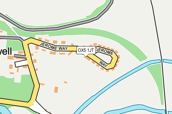 OX5 1JT map - OS OpenMap – Local (Ordnance Survey) OX5 1JT map - OS OpenMap – Local (Ordnance Survey)