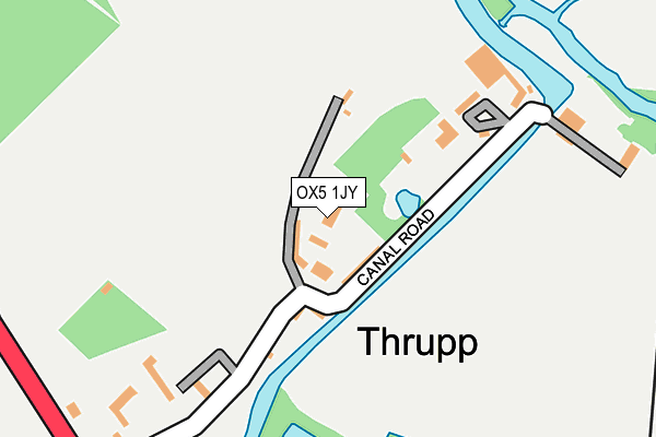 OX5 1JY map - OS OpenMap – Local (Ordnance Survey) OX5 1JY map - OS OpenMap – Local (Ordnance Survey)