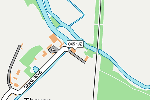 OX5 1JZ map - OS OpenMap – Local (Ordnance Survey) OX5 1JZ map - OS OpenMap – Local (Ordnance Survey)