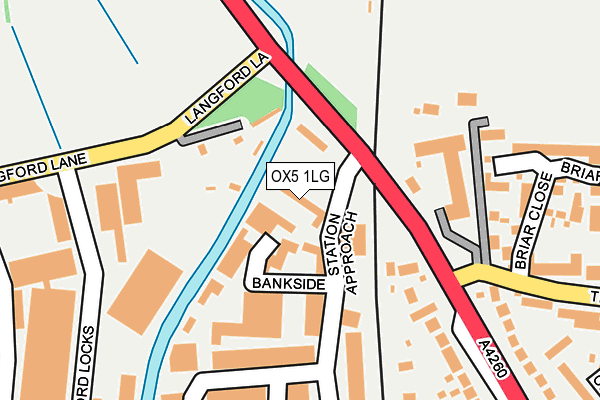 OX5 1LG map - OS OpenMap – Local (Ordnance Survey) OX5 1LG map - OS OpenMap – Local (Ordnance Survey)