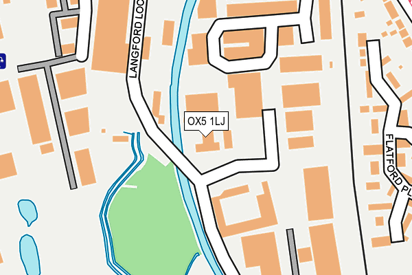 OX5 1LJ map - OS OpenMap – Local (Ordnance Survey) OX5 1LJ map - OS OpenMap – Local (Ordnance Survey)