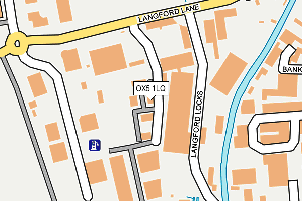OX5 1LQ map - OS OpenMap – Local (Ordnance Survey) OX5 1LQ map - OS OpenMap – Local (Ordnance Survey)