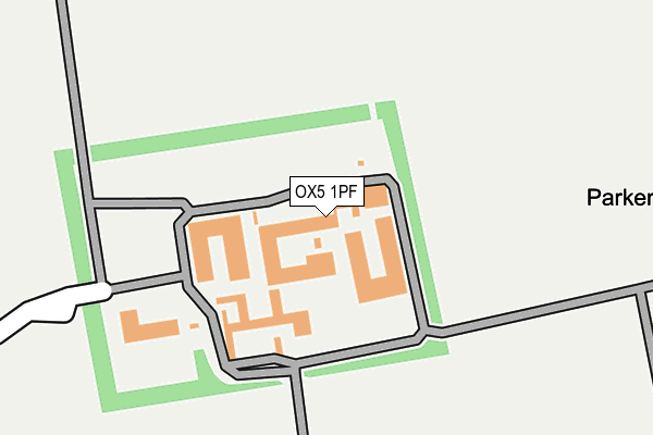 OX5 1PF map - OS OpenMap – Local (Ordnance Survey) OX5 1PF map - OS OpenMap – Local (Ordnance Survey)