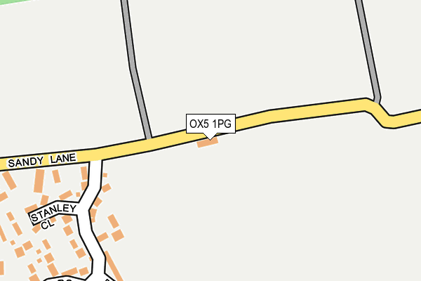OX5 1PG map - OS OpenMap – Local (Ordnance Survey) OX5 1PG map - OS OpenMap – Local (Ordnance Survey)