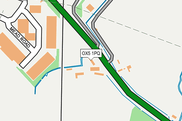 OX5 1PQ map - OS OpenMap – Local (Ordnance Survey) OX5 1PQ map - OS OpenMap – Local (Ordnance Survey)