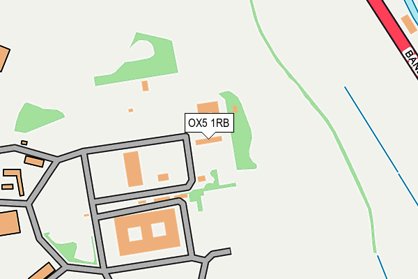 OX5 1RB map - OS OpenMap – Local (Ordnance Survey) OX5 1RB map - OS OpenMap – Local (Ordnance Survey)