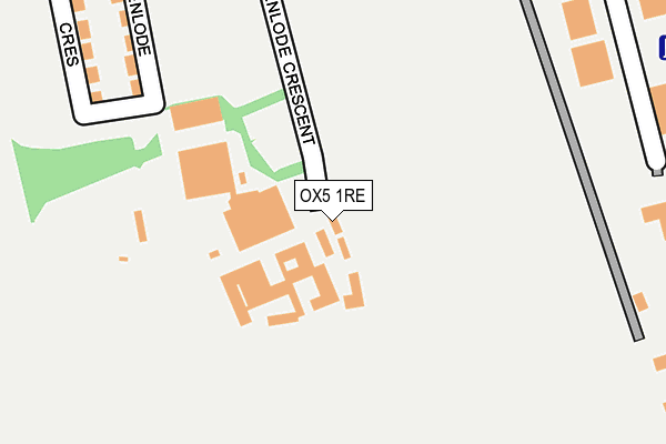 OX5 1RE map - OS OpenMap – Local (Ordnance Survey) OX5 1RE map - OS OpenMap – Local (Ordnance Survey)
