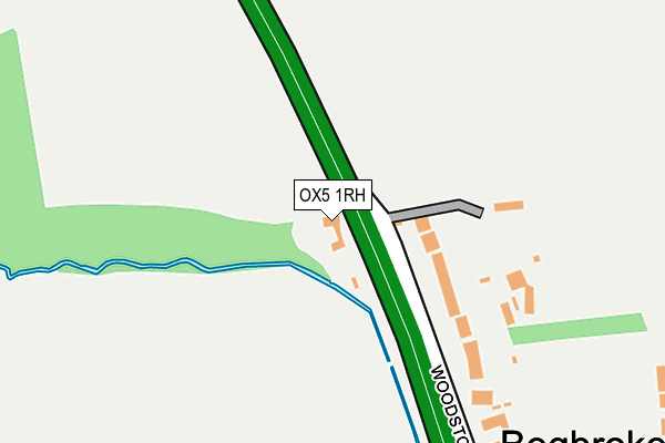 OX5 1RH map - OS OpenMap – Local (Ordnance Survey) OX5 1RH map - OS OpenMap – Local (Ordnance Survey)