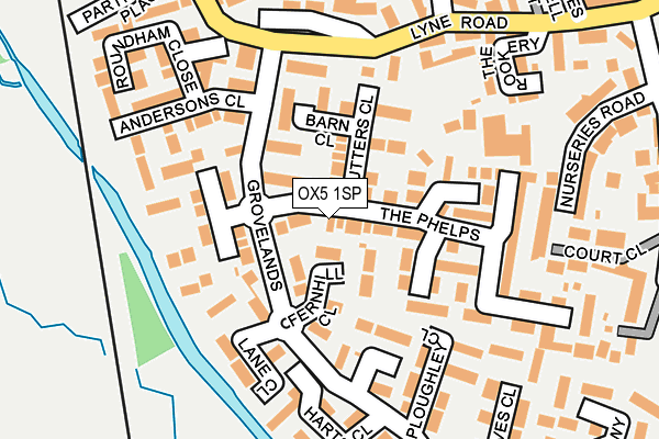 OX5 1SP map - OS OpenMap – Local (Ordnance Survey) OX5 1SP map - OS OpenMap – Local (Ordnance Survey)