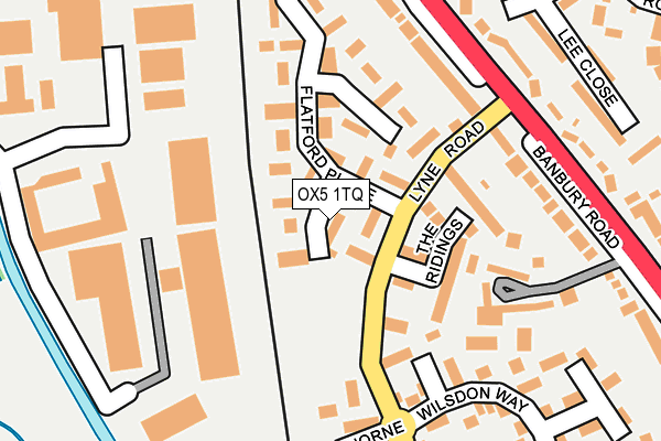 OX5 1TQ map - OS OpenMap – Local (Ordnance Survey) OX5 1TQ map - OS OpenMap – Local (Ordnance Survey)