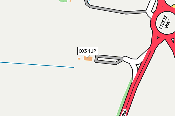OX5 1UP map - OS OpenMap – Local (Ordnance Survey) OX5 1UP map - OS OpenMap – Local (Ordnance Survey)