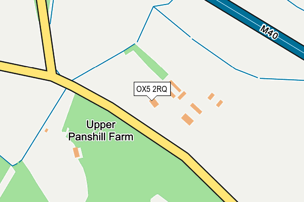 OX5 2RQ map - OS OpenMap – Local (Ordnance Survey) OX5 2RQ map - OS OpenMap – Local (Ordnance Survey)