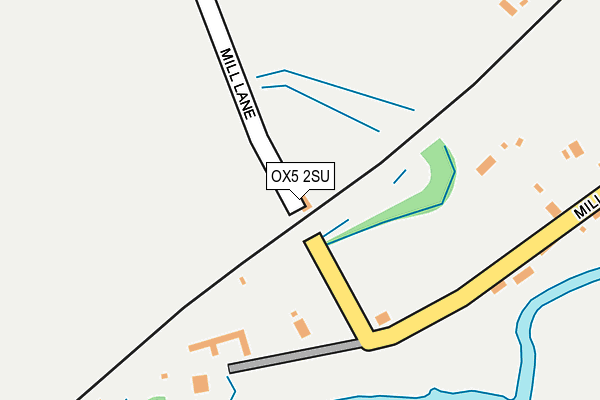 OX5 2SU map - OS OpenMap – Local (Ordnance Survey)