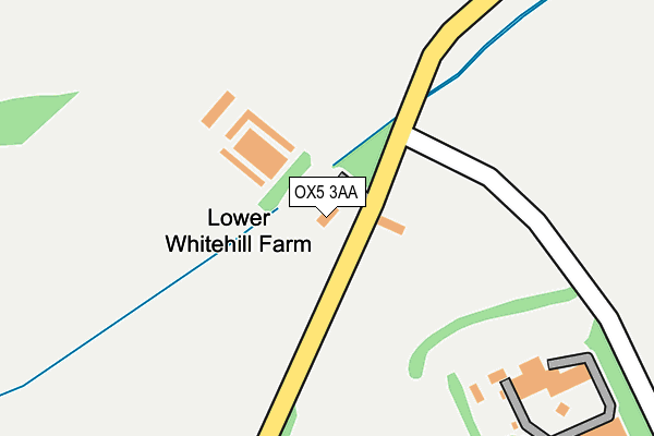OX5 3AA map - OS OpenMap – Local (Ordnance Survey) OX5 3AA map - OS OpenMap – Local (Ordnance Survey)