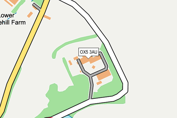 OX5 3AU map - OS OpenMap – Local (Ordnance Survey) OX5 3AU map - OS OpenMap – Local (Ordnance Survey)