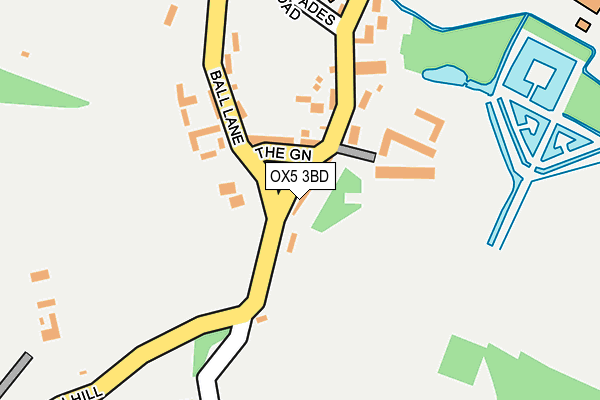 OX5 3BD map - OS OpenMap – Local (Ordnance Survey) OX5 3BD map - OS OpenMap – Local (Ordnance Survey)