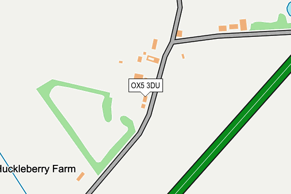 OX5 3DU map - OS OpenMap – Local (Ordnance Survey) OX5 3DU map - OS OpenMap – Local (Ordnance Survey)