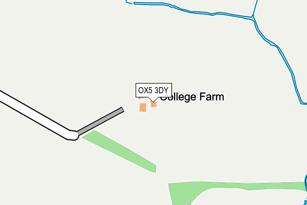OX5 3DY map - OS OpenMap – Local (Ordnance Survey) OX5 3DY map - OS OpenMap – Local (Ordnance Survey)