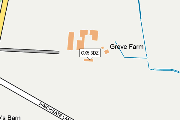 OX5 3DZ map - OS OpenMap – Local (Ordnance Survey) OX5 3DZ map - OS OpenMap – Local (Ordnance Survey)