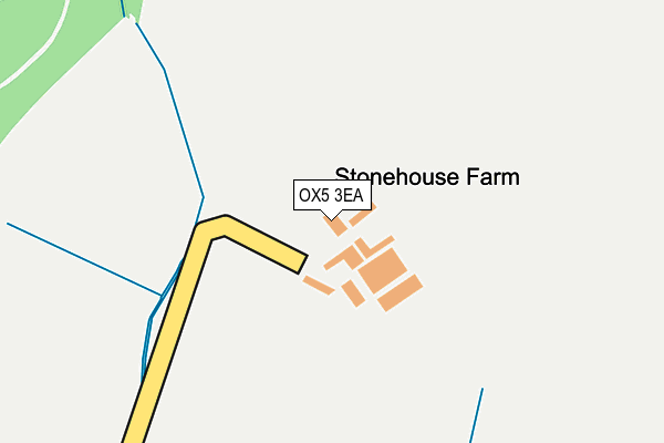 OX5 3EA map - OS OpenMap – Local (Ordnance Survey) OX5 3EA map - OS OpenMap – Local (Ordnance Survey)