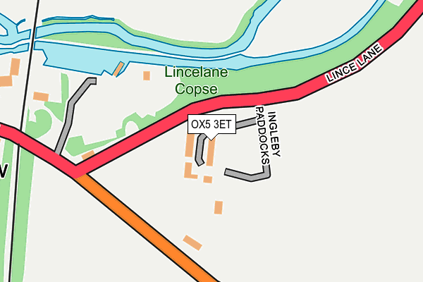 OX5 3ET map - OS OpenMap – Local (Ordnance Survey) OX5 3ET map - OS OpenMap – Local (Ordnance Survey)