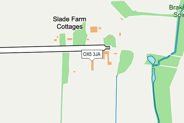 OX5 3JA map - OS OpenMap – Local (Ordnance Survey) OX5 3JA map - OS OpenMap – Local (Ordnance Survey)