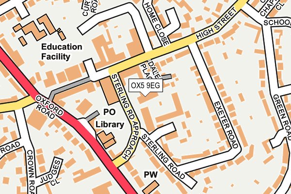 OX5 9EG map - OS OpenMap – Local (Ordnance Survey) OX5 9EG map - OS OpenMap – Local (Ordnance Survey)