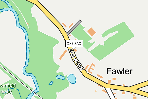 OX7 3AQ map - OS OpenMap – Local (Ordnance Survey)