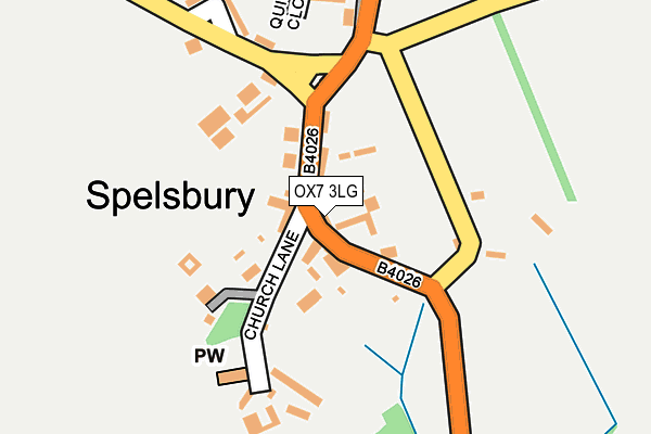 OX7 3LG map - OS OpenMap – Local (Ordnance Survey) OX7 3LG map - OS OpenMap – Local (Ordnance Survey)