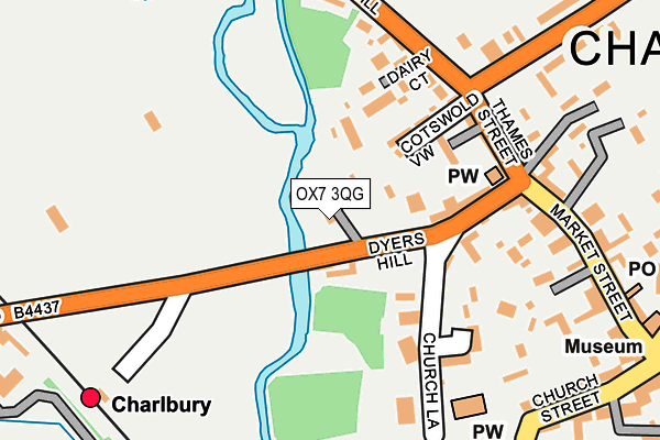 OX7 3QG map - OS OpenMap – Local (Ordnance Survey) OX7 3QG map - OS OpenMap – Local (Ordnance Survey)