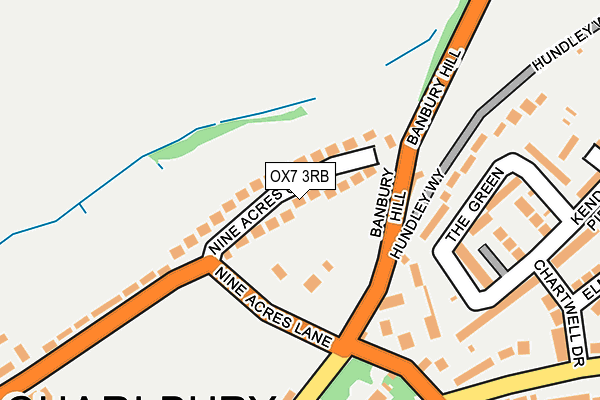 OX7 3RB map - OS OpenMap – Local (Ordnance Survey) OX7 3RB map - OS OpenMap – Local (Ordnance Survey)
