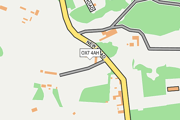 OX7 4AH map - OS OpenMap – Local (Ordnance Survey) OX7 4AH map - OS OpenMap – Local (Ordnance Survey)