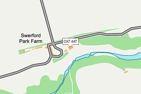 OX7 4AT map - OS OpenMap – Local (Ordnance Survey) OX7 4AT map - OS OpenMap – Local (Ordnance Survey)