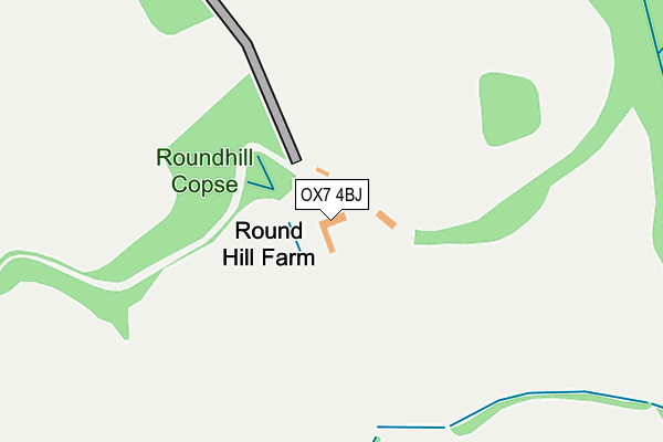 OX7 4BJ map - OS OpenMap – Local (Ordnance Survey) OX7 4BJ map - OS OpenMap – Local (Ordnance Survey)