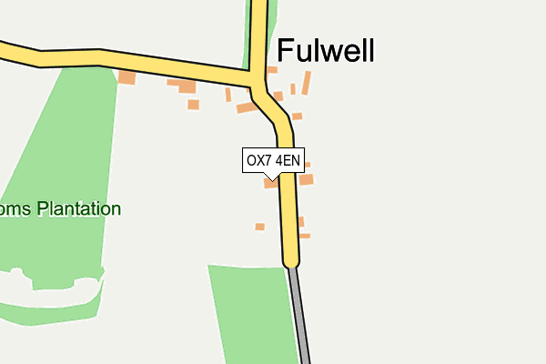 OX7 4EN map - OS OpenMap – Local (Ordnance Survey) OX7 4EN map - OS OpenMap – Local (Ordnance Survey)