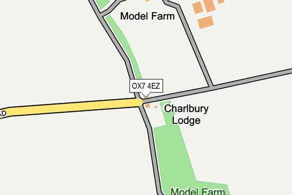 OX7 4EZ map - OS OpenMap – Local (Ordnance Survey) OX7 4EZ map - OS OpenMap – Local (Ordnance Survey)