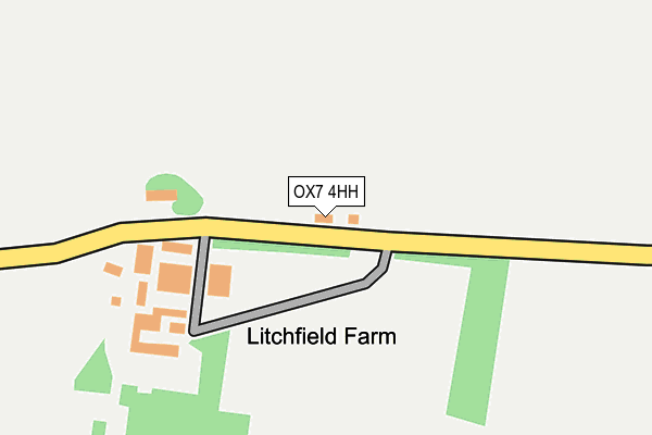 OX7 4HH map - OS OpenMap – Local (Ordnance Survey) OX7 4HH map - OS OpenMap – Local (Ordnance Survey)