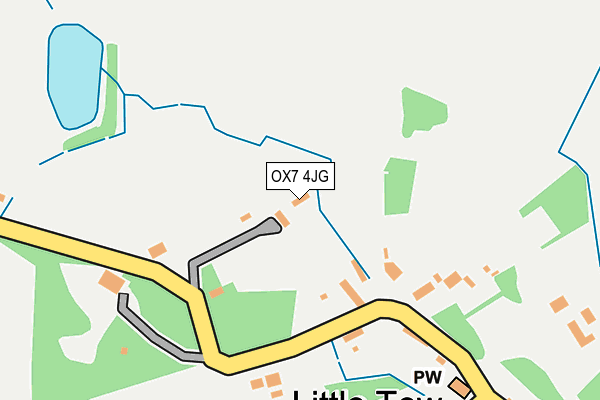 OX7 4JG map - OS OpenMap – Local (Ordnance Survey) OX7 4JG map - OS OpenMap – Local (Ordnance Survey)